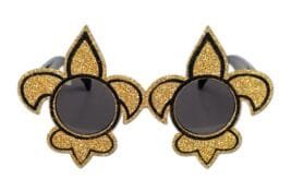 Saints Fleur De Lis Glasses